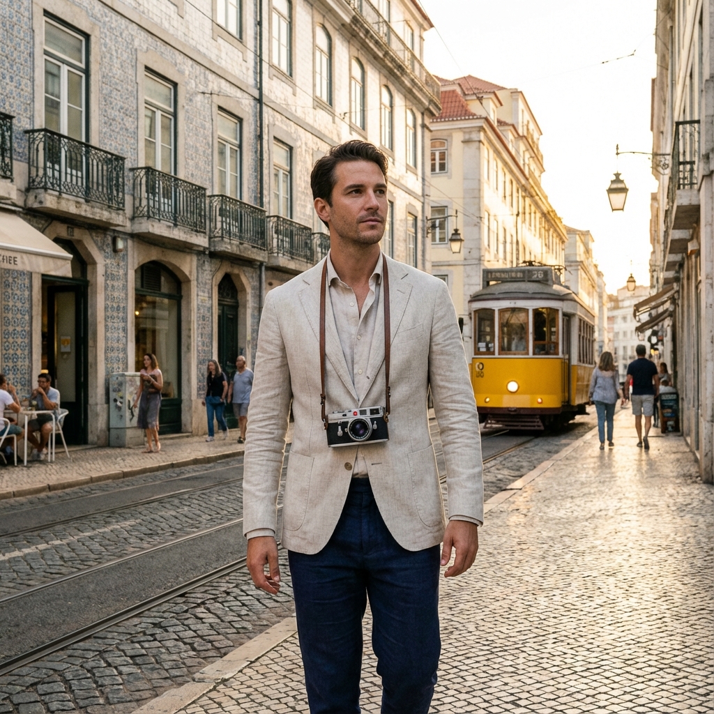 Photographer in Lisbon streets