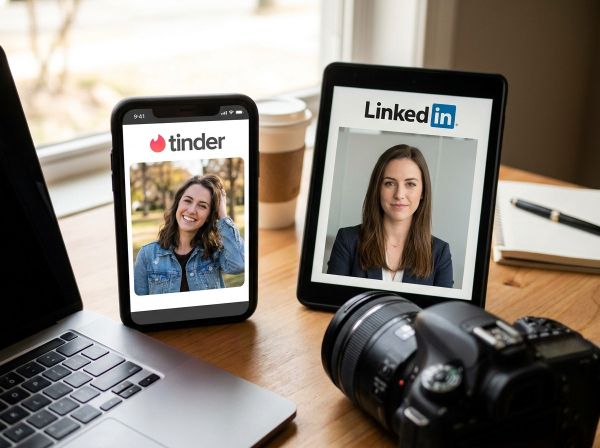 Tinder vs. LinkedIn: Why You Need Different Photos for Different Goals
